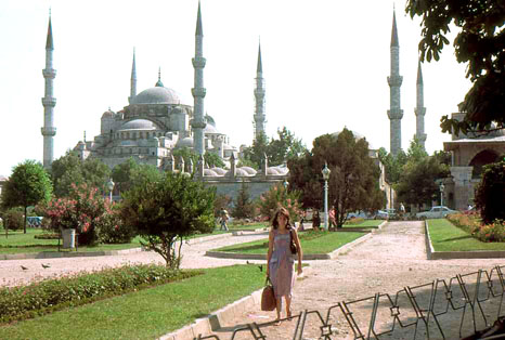 la mosque bleue ou mosque du Sultan Ahmet Camii 